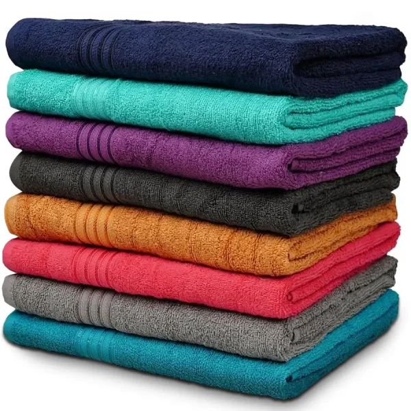 Premium Multicolor Bath Towels Set