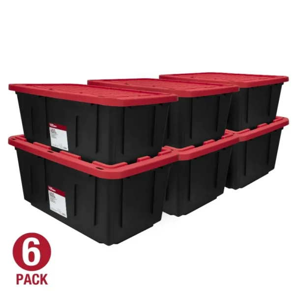 (6 pack/ 4pack) Hyper Tough Large Storage Bin