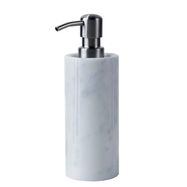 White Marble Soap Pump Dispenser
