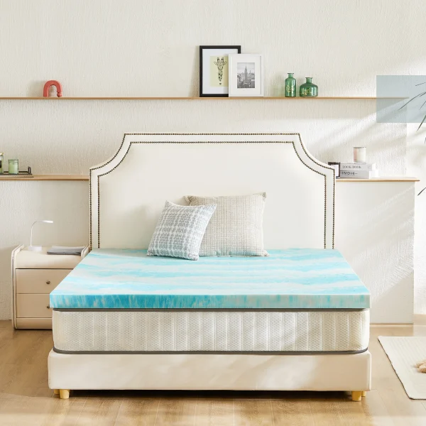 JHK 2-4 Inch Memory Foam Soft Mattress Topper